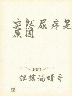 突然尿疼是什么原因