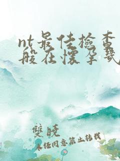 nt最佳检查一般在怀孕几周