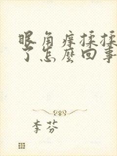 眼角痒揉揉就肿了怎么回事