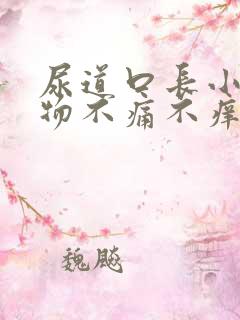 尿道口长小赘生物不痛不痒