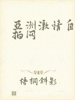 亚洲激情自拍偷拍网