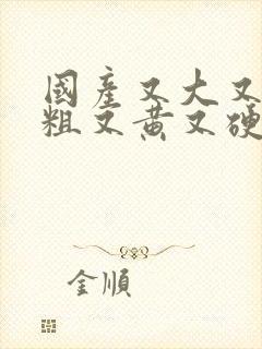 国产又大又长又粗又黄又硬