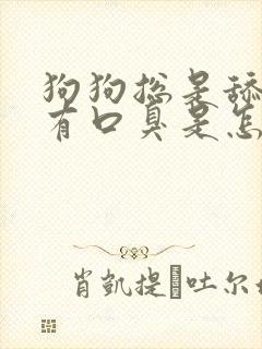 狗狗总是舔舌头有口臭是怎么回事