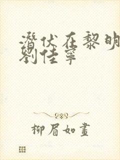 潜伏在黎明之前刘佳宁