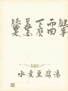 膝盖下面腿窝疼是怎么回事