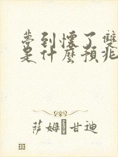 梦到怀了双胞胎是什么预兆