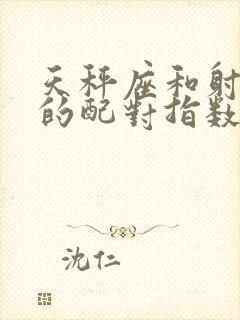 天秤座和射手座的配对指数