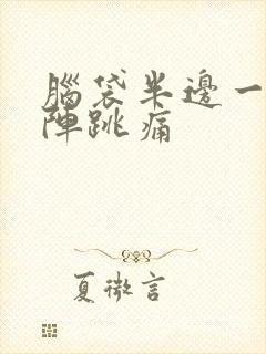 脑袋半边一阵一阵跳痛