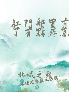 肛门哪里有点肿了有点疼怎么回事