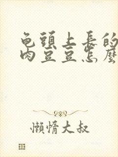 龟头上长的乃个肉豆豆怎么治