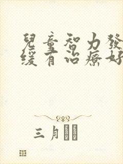 儿童智力发育迟缓有治疗好的吗