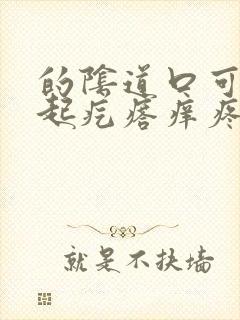 的阴道口可里面起疙瘩痒疼怎么回事