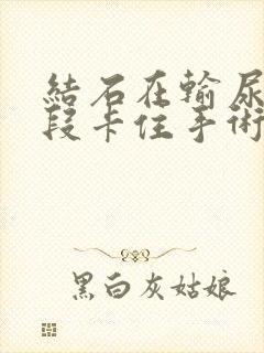 结石在输尿管下段卡住手术费多少钱