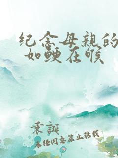 纪念母亲的文章 如鲠在喉