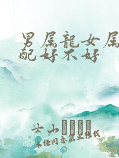 男属龙女属马婚配好不好