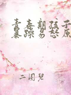 青春期孩子脾气暴躁易怒原因