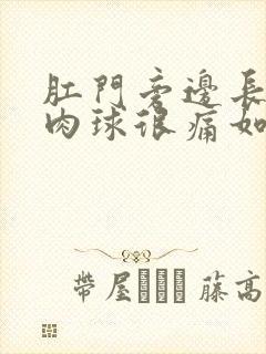 肛门旁边长个硬肉球很痛如何治