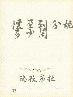 怀孕到分娩一共多少周