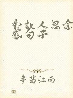 对故人思念的伤感句子