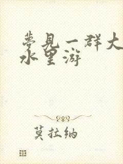 梦见一群大鱼在水里游