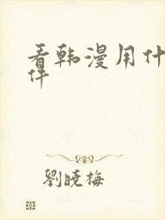 看韩漫用什么软件