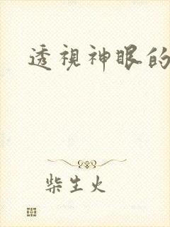 透视神眼的