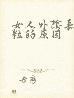 女人外阴长小颗粒的原因