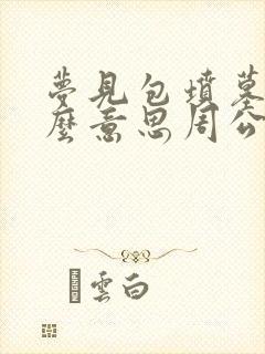 梦见包坟墓是什么意思周公解梦