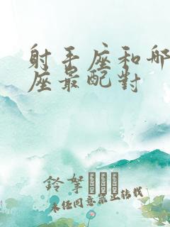 射手座和哪个星座最配对