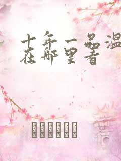 十年一品温如言在哪里看