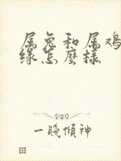 属兔和属鸡的姻缘怎么样