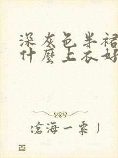 深灰色半裙搭配什么上衣好看