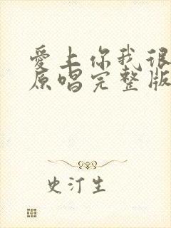 爱上你我很快乐原唱完整版