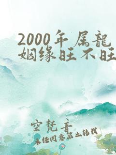 2000年属龙姻缘旺不旺
