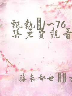 甄执�1~76集免费观看