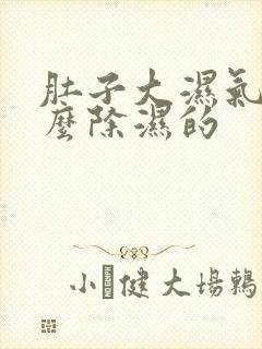 肚子大湿气重怎么除湿的