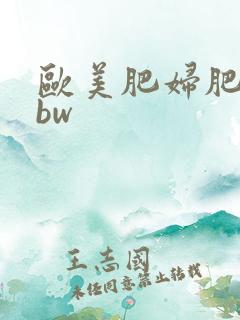 欧美肥妇肥婆bbw