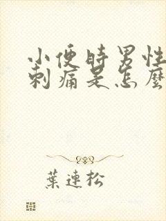 小便时男性尿道刺痛是怎么回事还有血