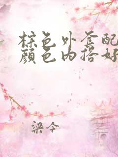 棕色外套配什么颜色内搭好看