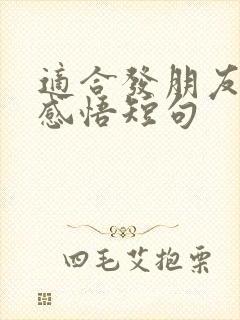 适合发朋友圈的感悟短句