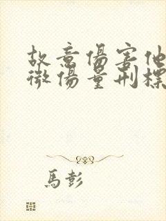 故意伤害他人轻微伤量刑标准