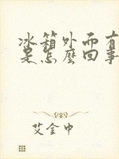 冰箱外面有臭味是怎么回事