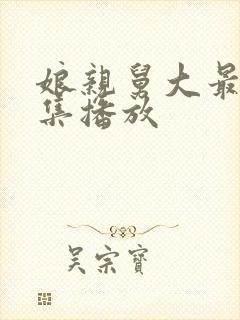 娘亲舅大最后一集播放