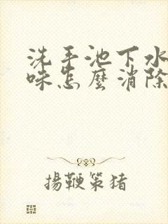 洗手池下水道臭味怎么消除