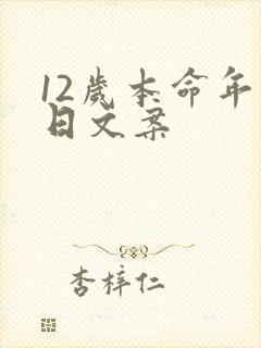 12岁本命年生日文案