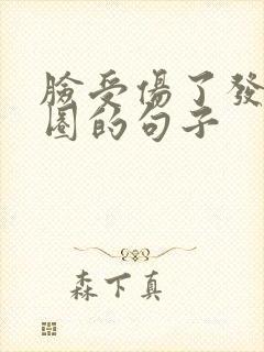 脸受伤了发朋友圈的句子