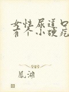 女性尿道口里面有个小硬疙瘩