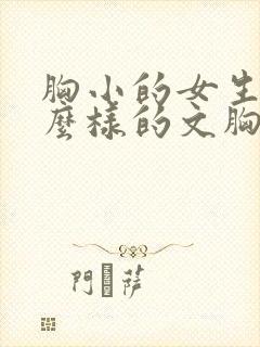 胸小的女生穿什么样的文胸