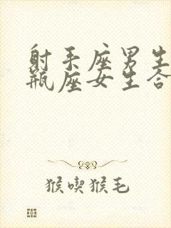 射手座男生和水瓶座女生合适吗