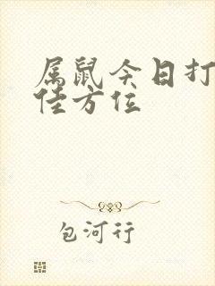 属鼠今日打牌最佳方位